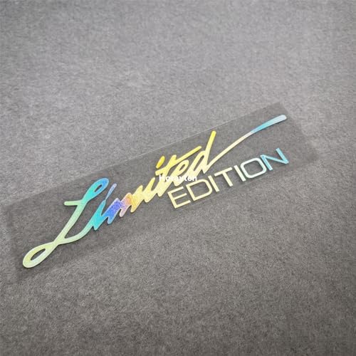 Image of 2X Car Styling Vinyl Graphic Decals for Limited Edition Truck Body Auto Rear Front Windshield Window Sticker 160x38mm (Laser)