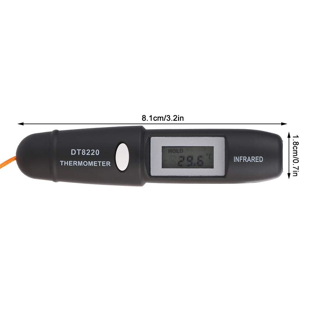 CHICIRIS Mini-Infrarot-Thermometer – Berührungslos, −50 Bis 220 °C, LCD-Display – Für Grill, Kochen & Mehr