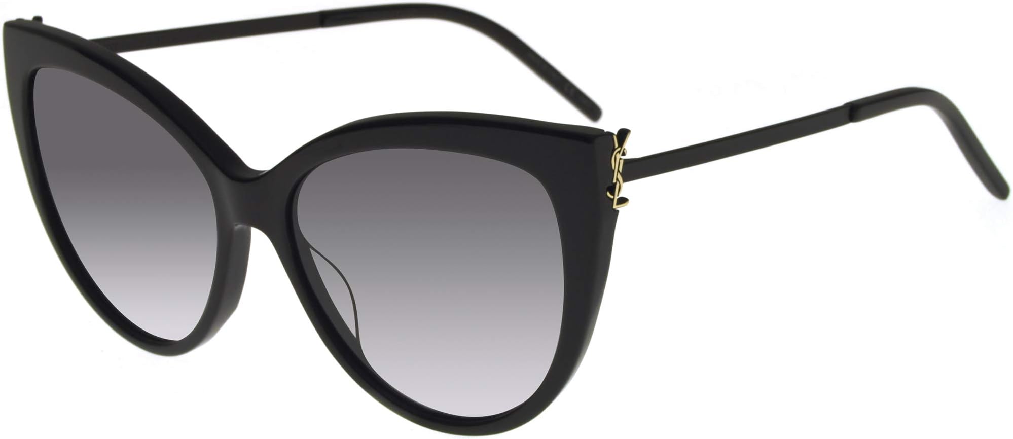 Saint Laurent Women's Feminine Sunglasses, Black/Gray, One Size