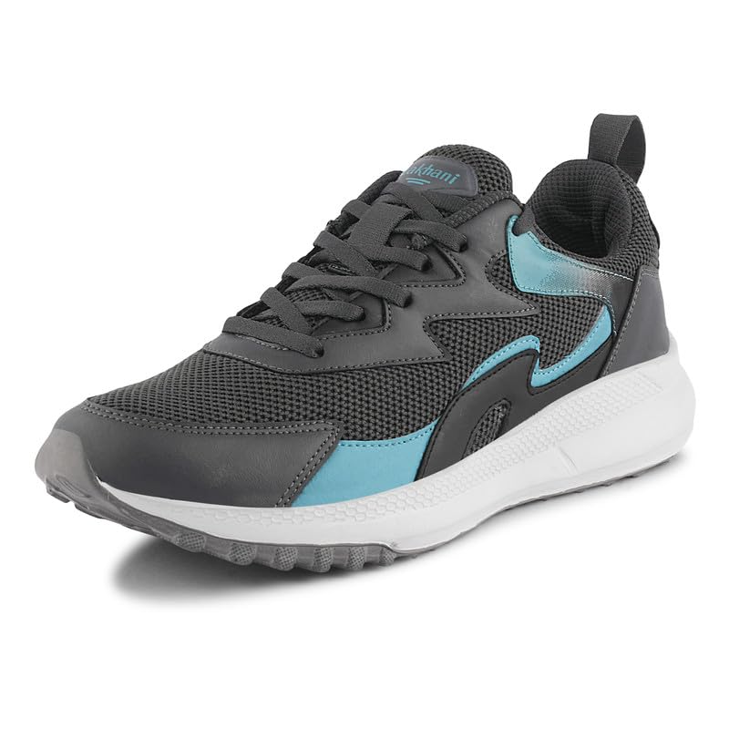 Image of Lakhani aashirwad Men's Sports Shoes | Lightweight Breathable Running Shoes for Men | Flynet Upper, Phylon Sole | Flexible, Comfortable Lace-Up Athletic Shoes