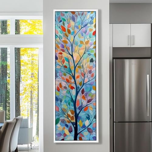 Affiches nature grand format 70x210cm avec cadre intérieur en bois