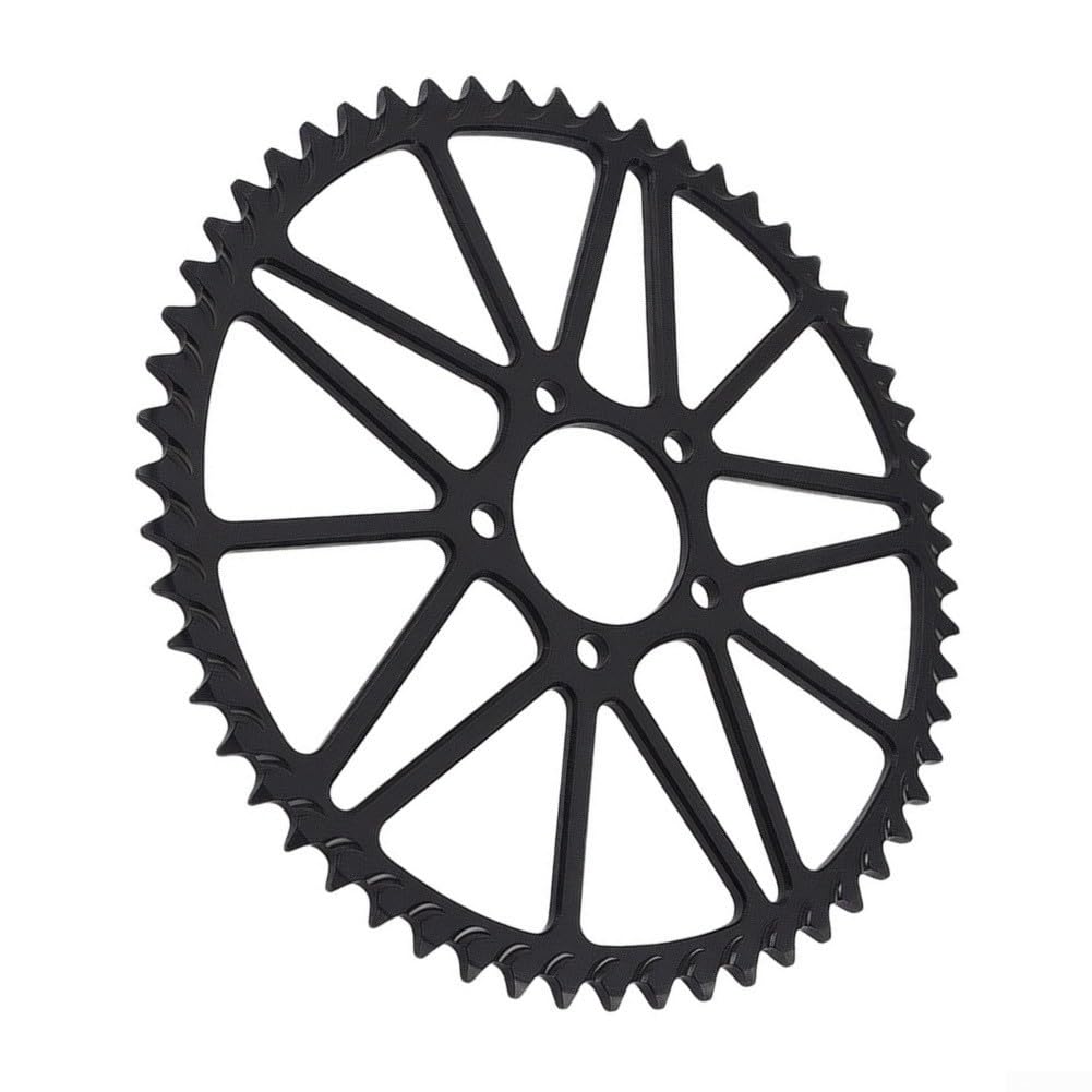 7075 Aluminio 58 dientes Piñón para E-Bike Cadena (negro)