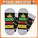 HAPPYPOP Gift Boxed Mechanic Socks - Unique Present for Mechanics, Car Lovers, Engineers - Funny Automotive Gifts for Men, Dad, Boyfriend