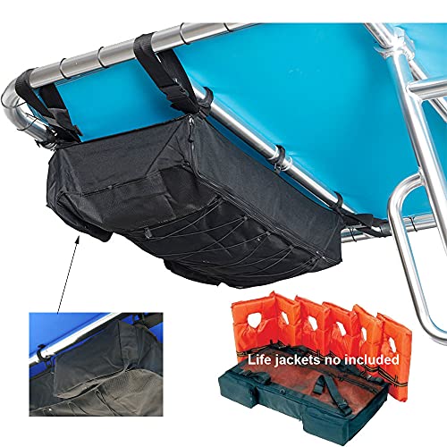 Savvycraft T-Top Storage Bag, Heavy Duty Marine Grade 600D Polyester Pfd Storage Bag Large Size Hold 6 Type Ii Life Jackets, T Bag For Boat With T-Top Hard Top, Life Vests Not Included #TOP5