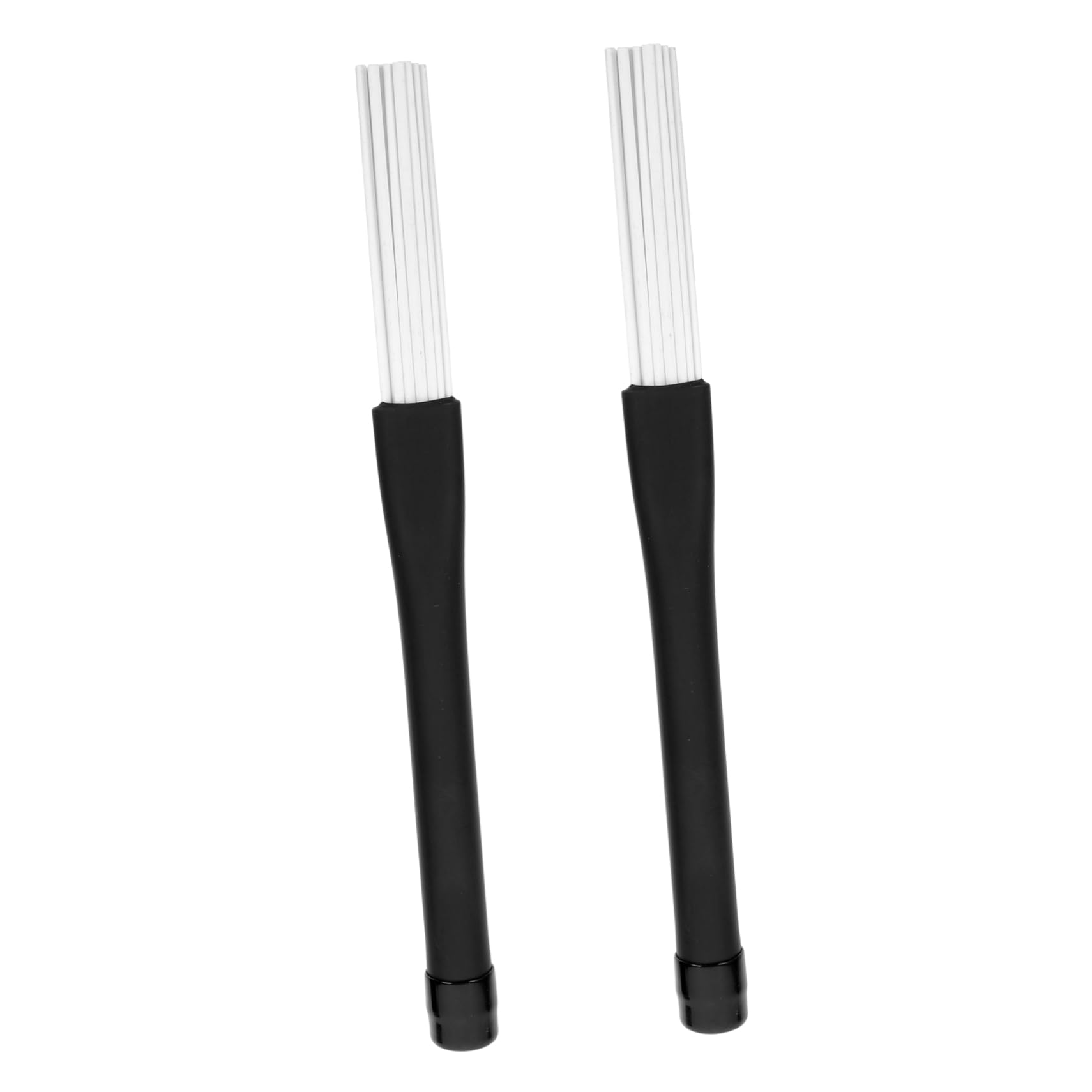 ibasenice 4pares Cepillos De Retráctiles De Nylon Con Mango De Plástico Para Instrumentos De Percusión Para Jazz y Batería