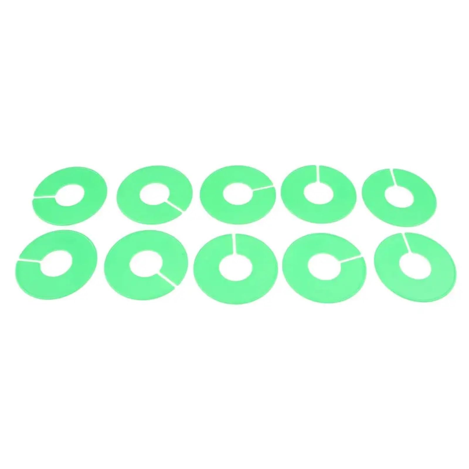 Yangshe 50Pcs Clothing Rack Size Dividers for Retail Store, Plastic Shelf Organizer Tags