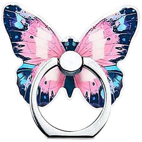 Kinizuxi Cute Butterfly Phone Ring Holder Cover