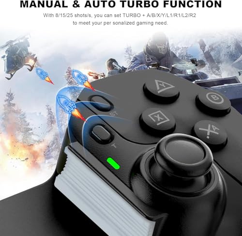 Image of Tobo Phone Controller for Phone /iPad /Andr-id /Tablet(130-280mm), Wireless Game Joystick for Xbox Cloud /PS Remote Play with 2 Back Buttons /Hall-Rocker /Hall-Trigger, Support Switch /PS4-Direct Play TD-1281GA
