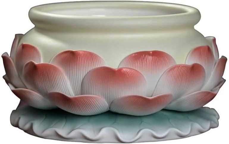 Backflow Incense Burner Ceramic Lotus Incense Burner Retro Incense Burner Incense Holder Handmade Incense Holder Indoor Incense Burner Decoration Aromatherapy Ornament Incense Waterfall(C)