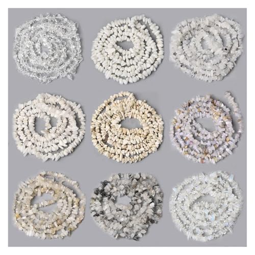 Pierre de lune véritable en perles irrégulières de 32 pouces pour des bijoux d'exception