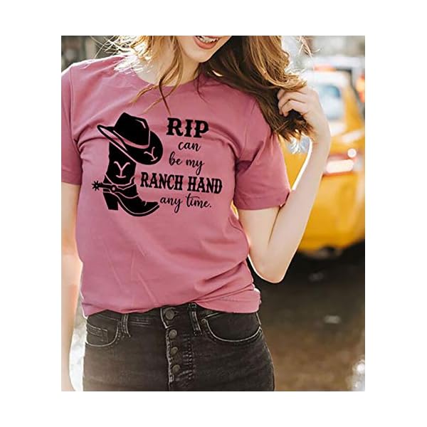 Rip-Can-Be-My-Ranch-Hand-Any-Time-T-Shirt-Womens-Casual-Country-Music-Graphic-Tees-Short-Sleeve-Tops Rip Can Be My Ranch Hand Any Time T-Shirt Womens Casual Country Music Graphic Tees Short Sleeve Tops (Cameo Brown, Medium)