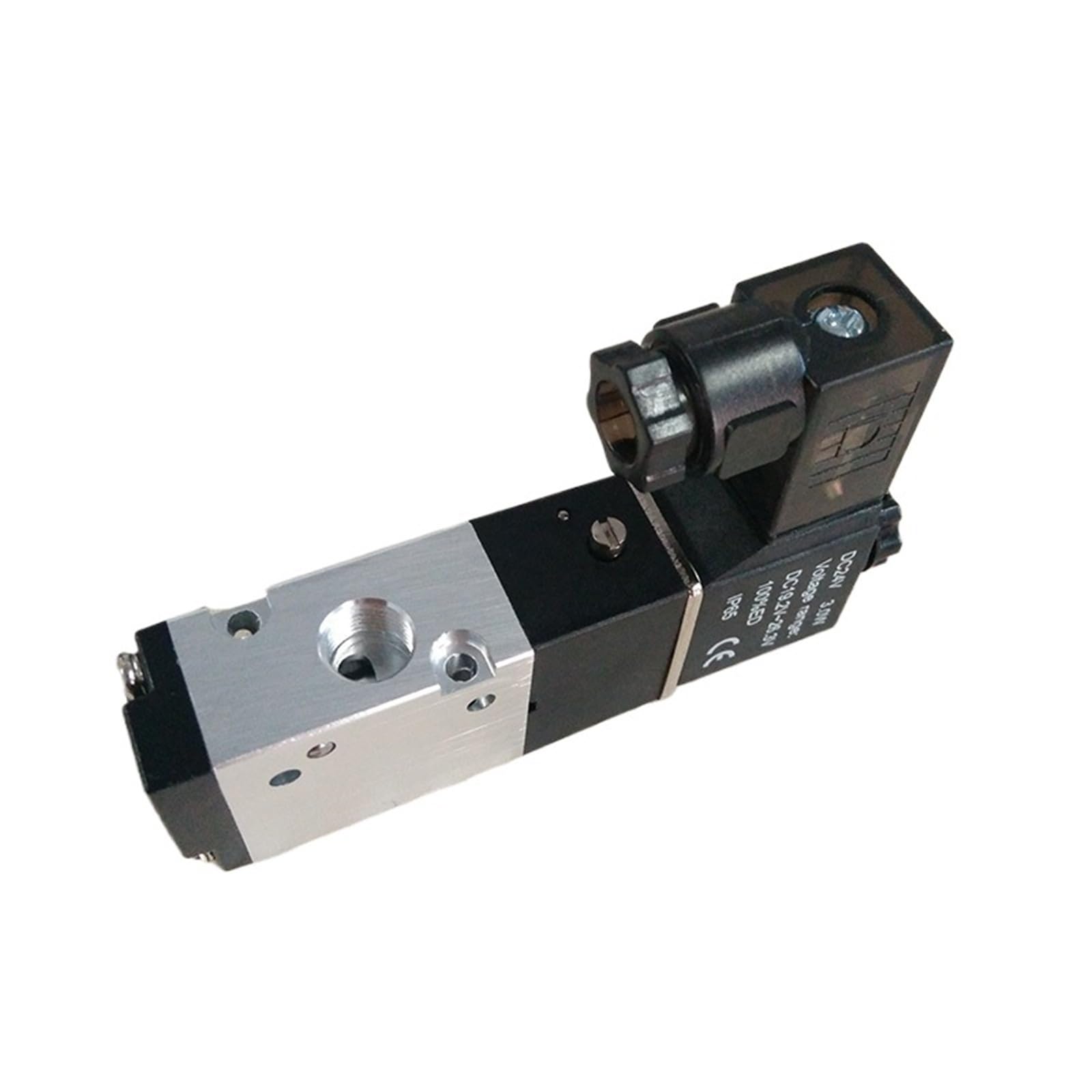Válvula solenoide de aire 3 vías conector led rojo bobina 220v ac 3v410-15 bsp