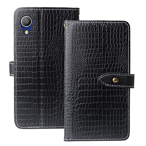 Lankashi Premium Carcasa Proteccion Cuero Case Etui para Alcatel 1/1 2019 5