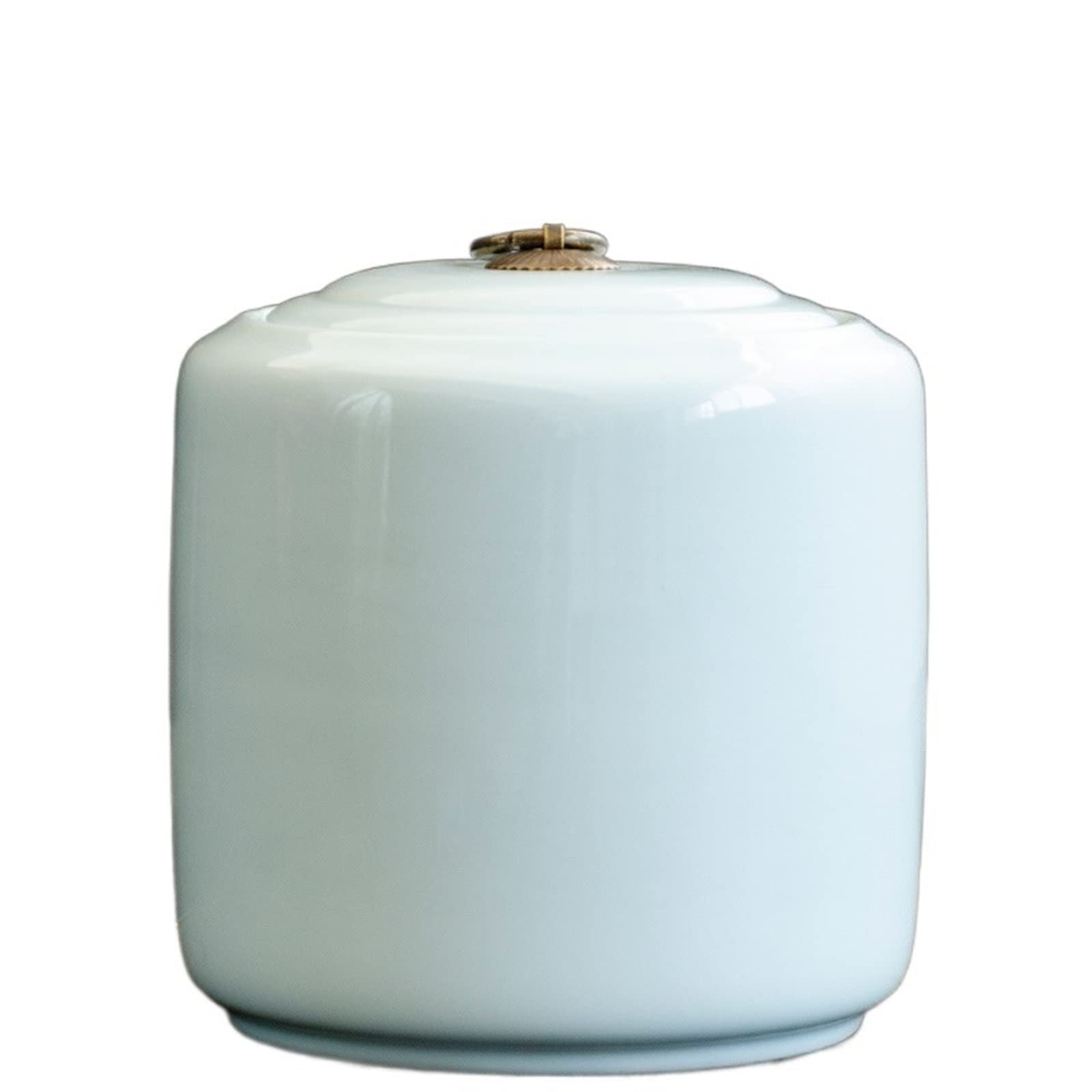JINGYAN Tea Storage Jars Tea Caddy Ceramic Airtight Jar Large Storage Tank Moisture-proof Can Box Container Organizer Food