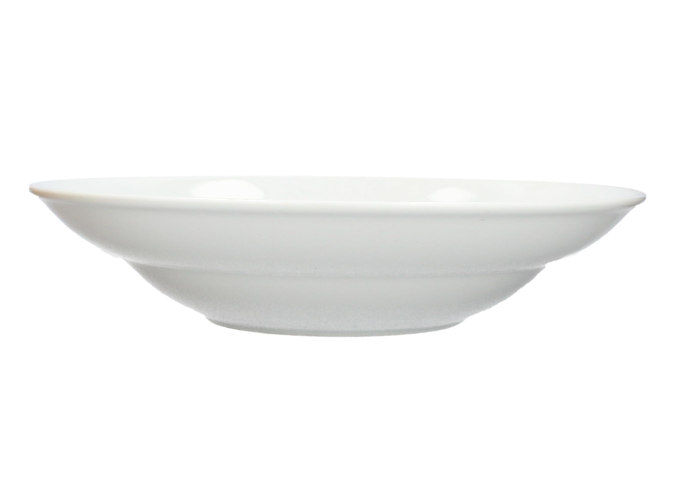 LIVELLO Komplet 6 Talerzy do Pasty 26,5 cm – Porcelanowe, Białe, Duże Talerze Obiadowe Głębokie, Elegancki Zestaw do Makaronu i Dań Głównych, Do Zmywarki i Mikrofalówki
