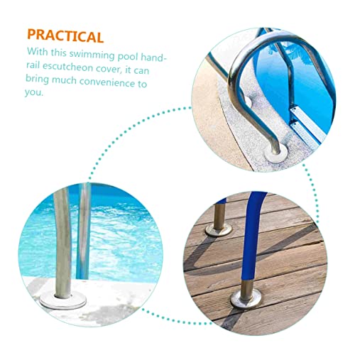 Cubiertas decorativas para escalera de piscina de acero inoxidable balacoo miniatura 4