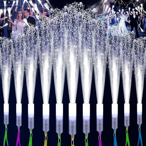 Bâton en fibre optique LED pour soirée du Nouvel An
