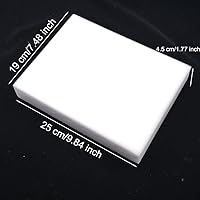 Vista 2 de EORTA 2 almohadillas de esponja para moldear fondant, pasta de goma de azúcar y flores, bandeja de espuma para modelar, esponja ondulada