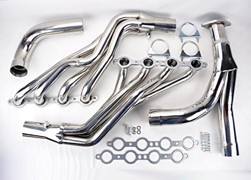 Stainless Steel Headers w/Y Pipe for Chevy Trailblazer & Envoy 06-09 5.3L 6.0L