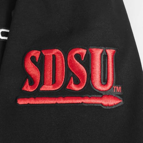 Image of Pro Standard Mens College Classic Chenille Cotton Double Knit Full Zip Hoodie