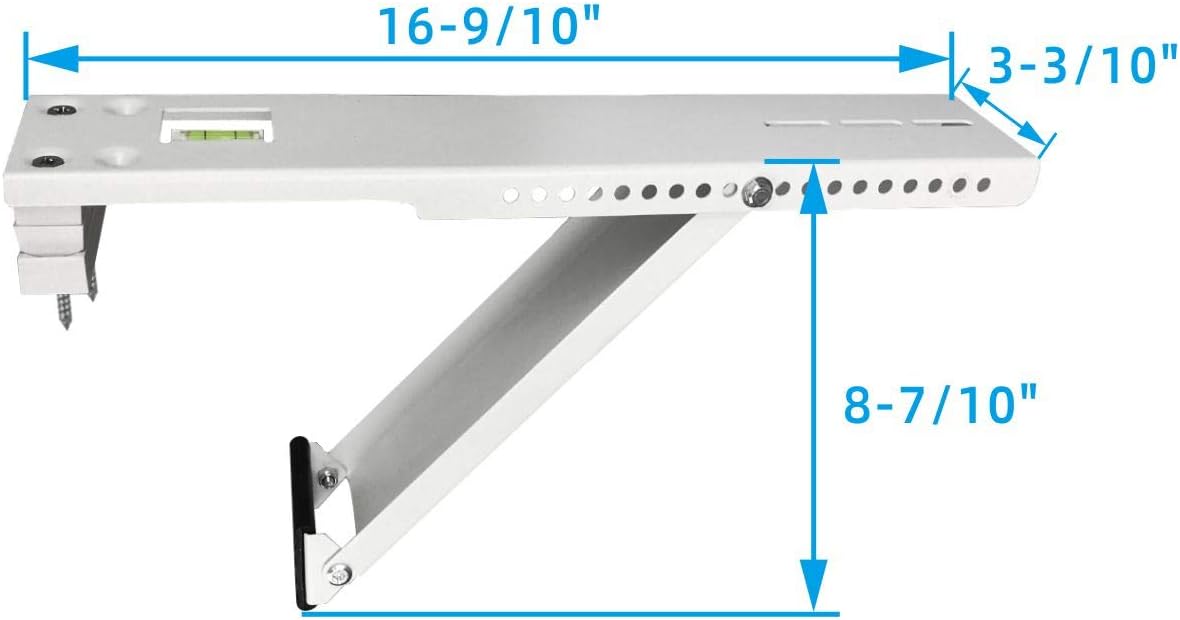 Universal Window Air Conditioner Support Bracket Light Duty, Up to 165 lbs, Fits for 7,000-24,000 btu