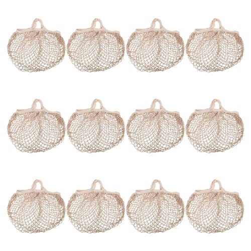 Bolsas de malla para comestibles reutilizables de algodón para cuidar tus frutas