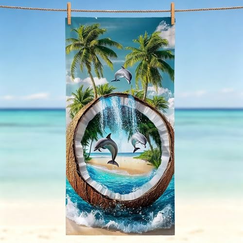 Serviette Microfibre Plage et Sport Légère Idéale pour Voyage
