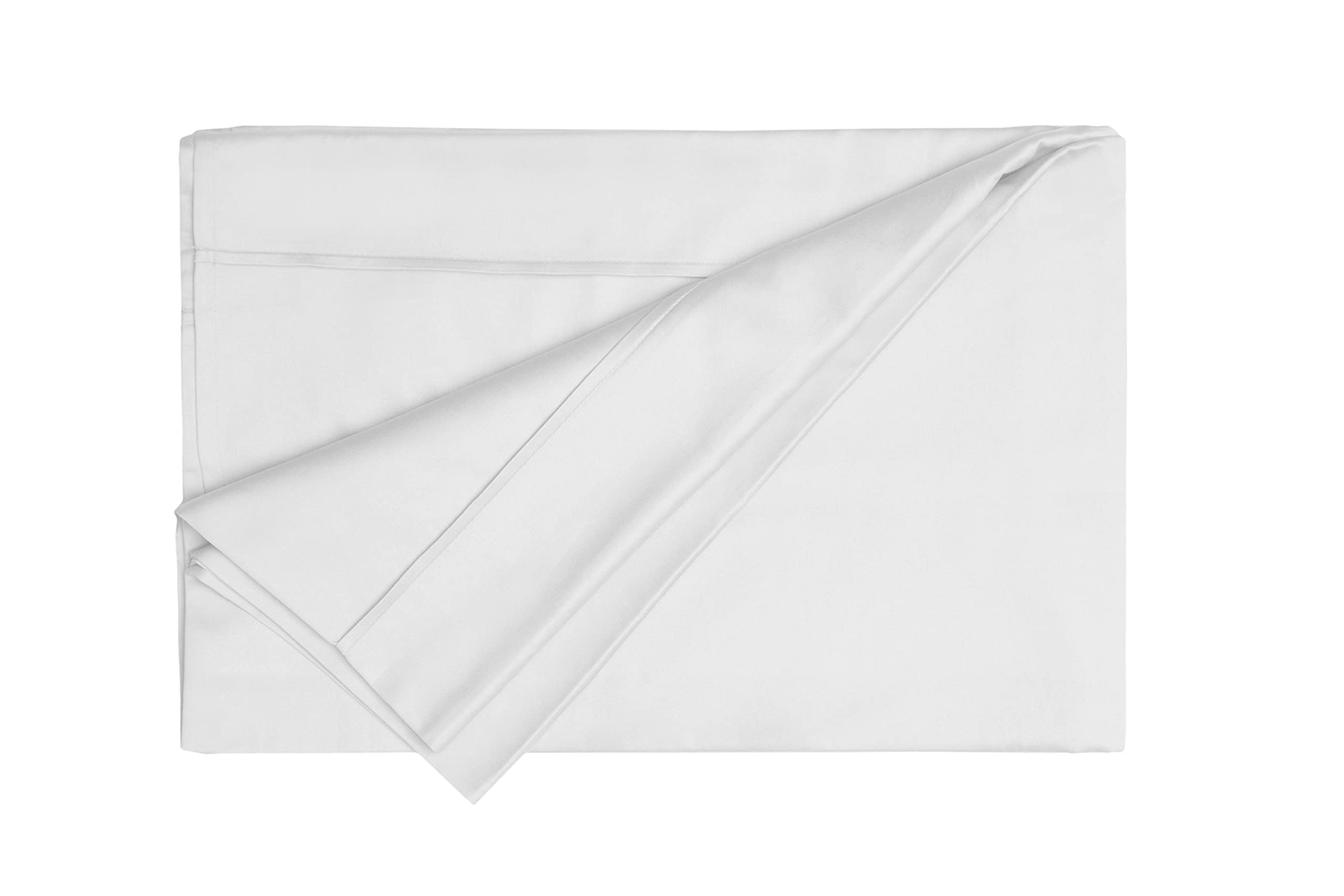Belledorm White Egyptian Cotton Flat Sheet - 200 Thread Count (Double, )