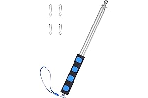 8.2FT Portable Telescoping Flagpole for Tour Guides, Teachers, Horse Training, and Parades