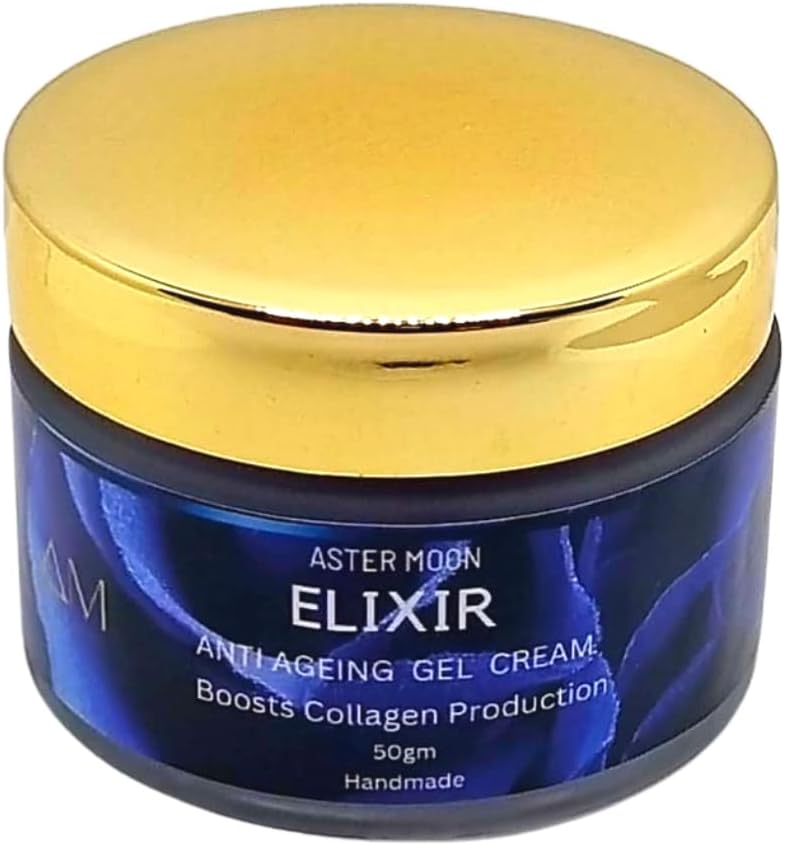 Aster Moon Elixir Face Cream | Gel Cream Moisturizer | Face Cream For Women | Anti Aging Gel Cream | Moisturizes | Plumps and Restores Dull Skin | Intense Hydration | Non-Greasy | Light Weight | Face Cream 50 Grams |