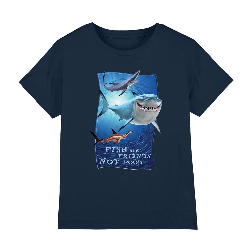 Disney Kids T-Shirt Navy Size 3-4 Years