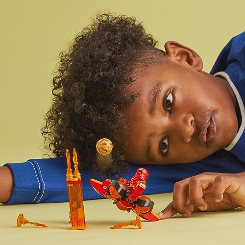 NINJAGO Kai's Dragon Power Spinjitzu Flip 71777 Red Ninja Toy Building Set con Kai Minifigure; Regalo per ragazzi di 6 anni, ragazze e fan di Ninja che amano i set da gioco con action figure - Lego - Immagine 1