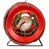 WURSTBARON® Wurst Kabeltrommel Weihnachts-Edition, 3,5m Wurst nach Krakauer Art im Weihnachtsmann Design, hochwertige Qualität und rauchiges Aroma, lustiges Geschenk für Weihnachten oder Nikolaus