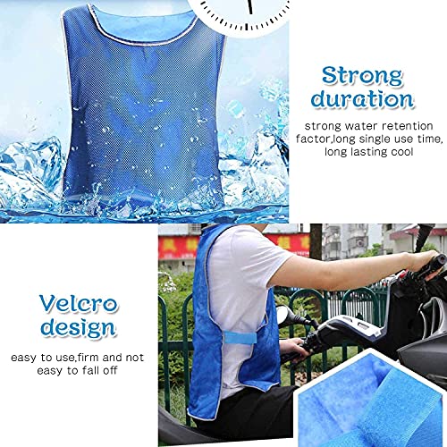 Hjdhs Evaporative Cooling Vest For Men Women - Body Cool Pva Water Active Ice Cold Vest For Ms Cycling Hot Weather #TOP4