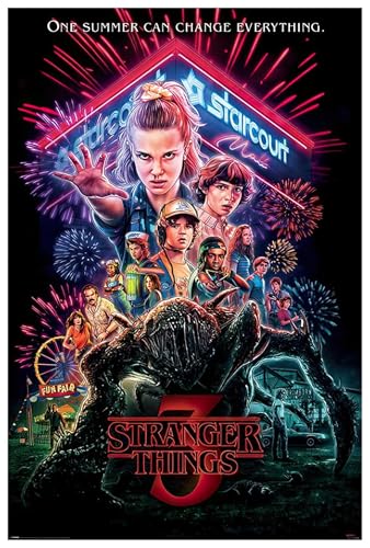 Stranger Things Póster Summer of 85 Cartel 91x61 cm