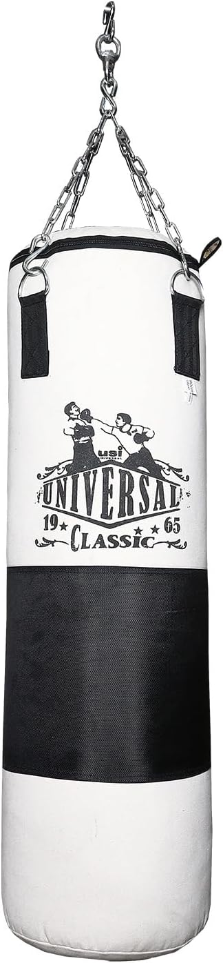 USI UNIVERSAL Boxing Punching Bag, 626C Classic Tough Canvas 3 Feet Un-Filled Boxing Bag, Punching Bag Without Chain For Kickboxing, Heavy 20oz Canvas Material, Reinforced Hitting Area