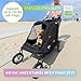 Apollo 3-in-1 Haustier-Kinderwagen | Hundewagen | Leichte abnehmbare klappbare tragbare Haustiertrage Tasche Jogger für mittelgroße und große Hunde und Katzen, Schwarz