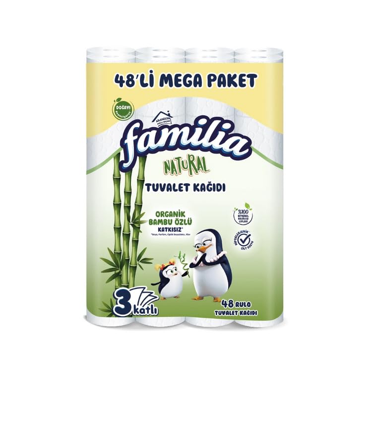 Familia Natural Tuvalet Kağıdı 48 Rulo 3 Katlı