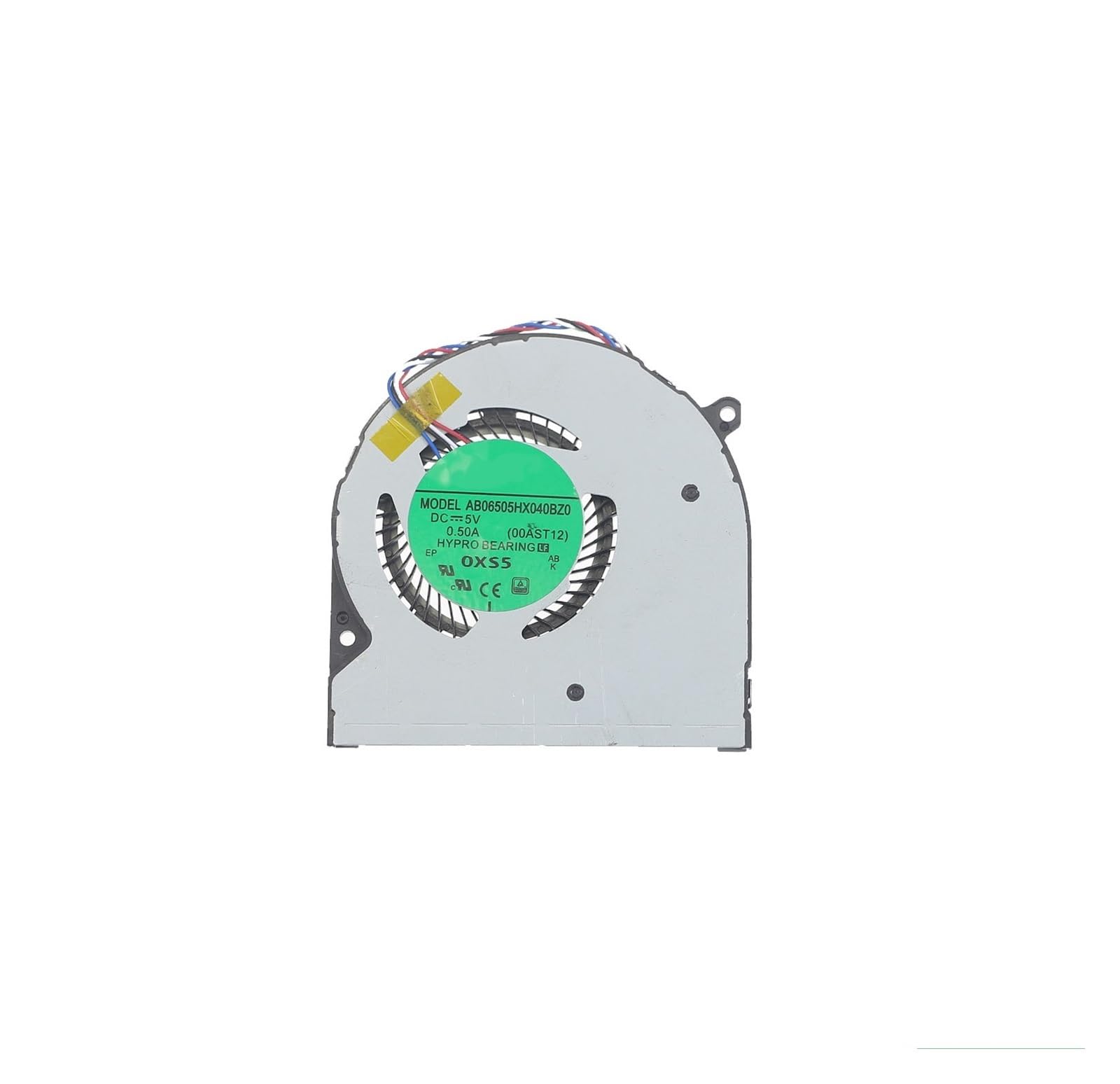 tianwandong Wentylator chłodzący procesor laptopa AB06505HX040BZ0 DC5V 0,50 A 00AST12 4 piny do Pro C50-E