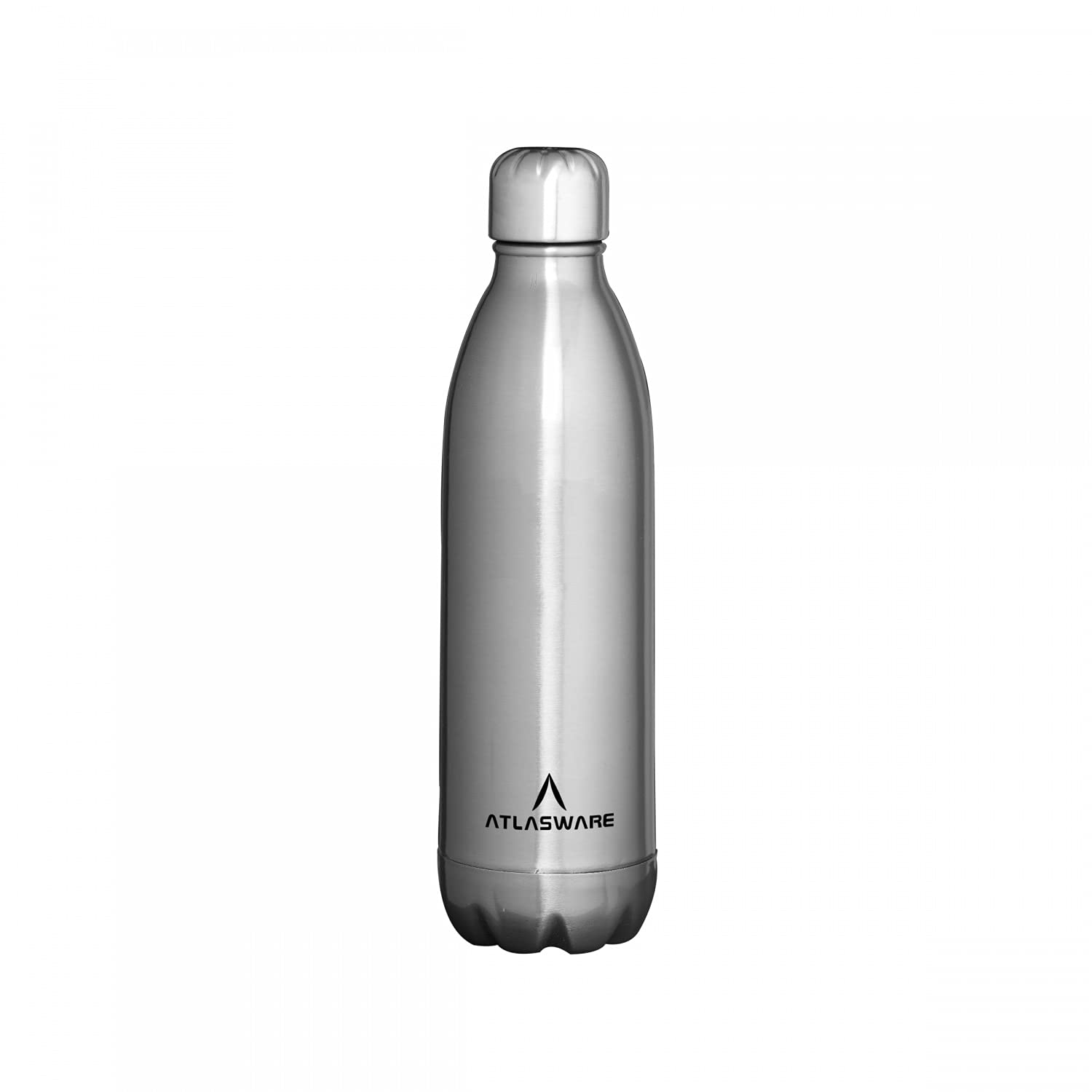 Atlasware Stainless Steel Vacuum Bottle, 500 ml - Matt Steel