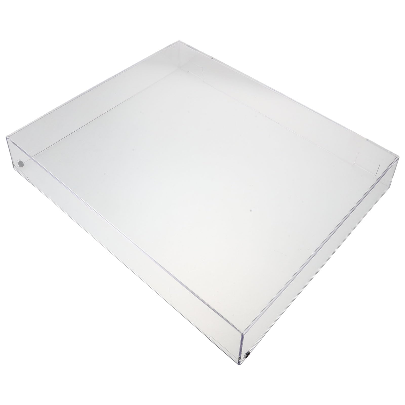 Copertura Antipolvere Trasparente e Facile da Installare in Acrilico Protezione per Vinile per Setup Audio Domestici