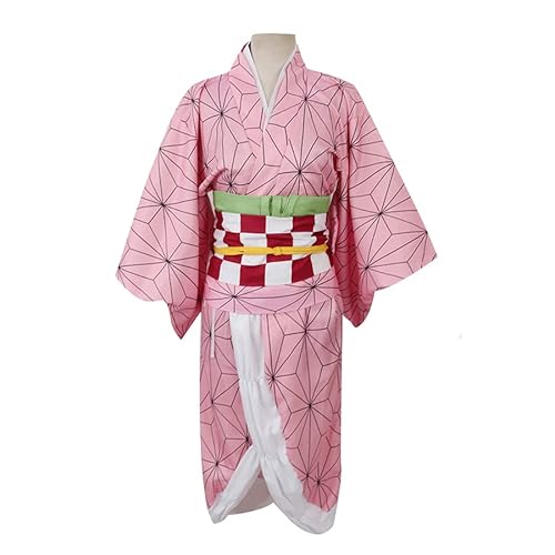 Anime Demone Cosplay Nezuko Kamado Costume Kimetsu...