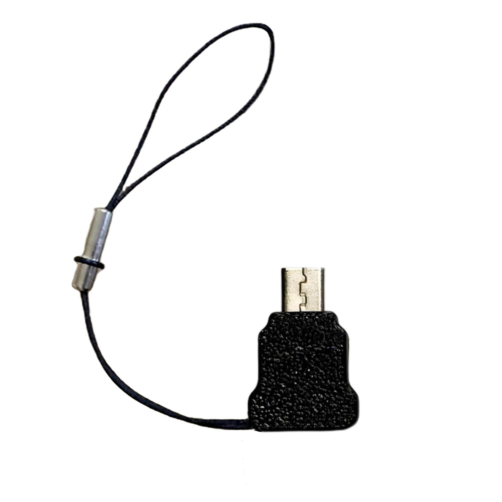 Adaptador de carga para consola de juegos, interfaz tipo C para 3ds, NDSi y 2ds, con cuerda para colgar antipérdida (negro)