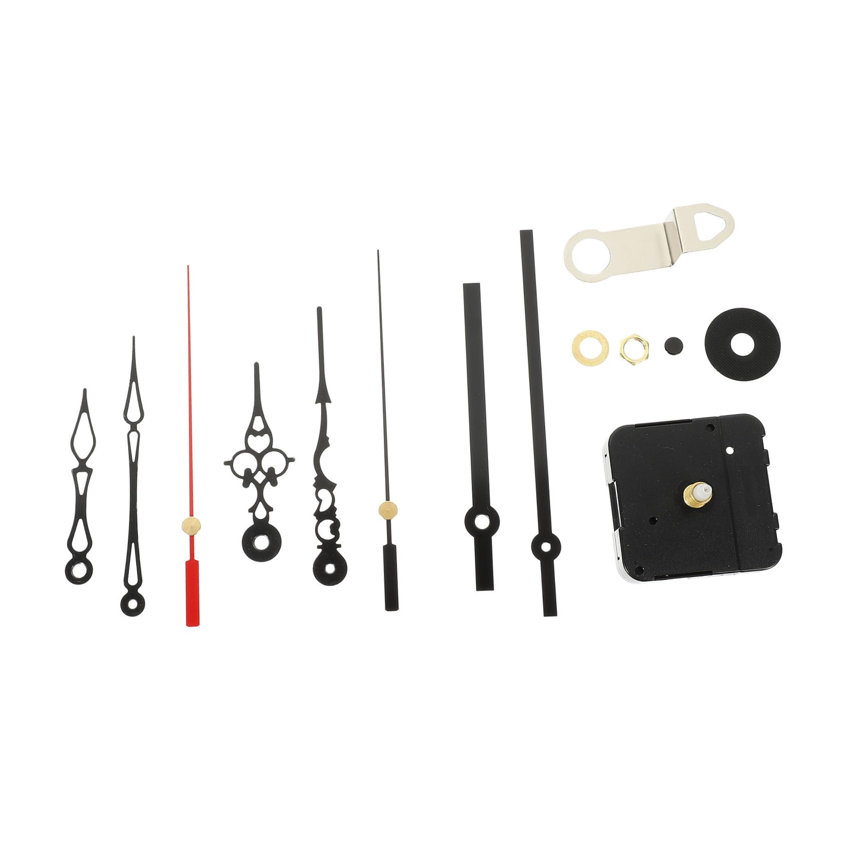 HOMSFOU 3sätze Uhrwerk Set Mit Metallzeigern Hochpräzise Quartz-uhrwerke Für Wanduhr Geeignet Für Verschiedene Anwendungen Zuhause Und Büro Installieren Und Langlebig