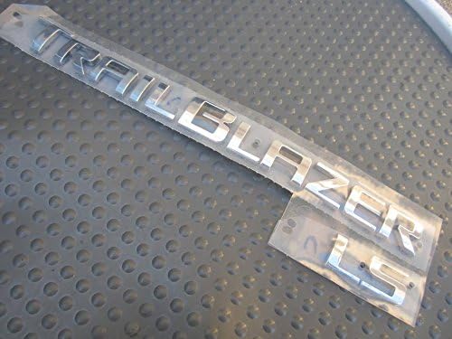 Miniatura 3 de Placa de identificación cromada Chevy Trailblazer LS OEM 2002-2009 con logotipo para puerta trasera