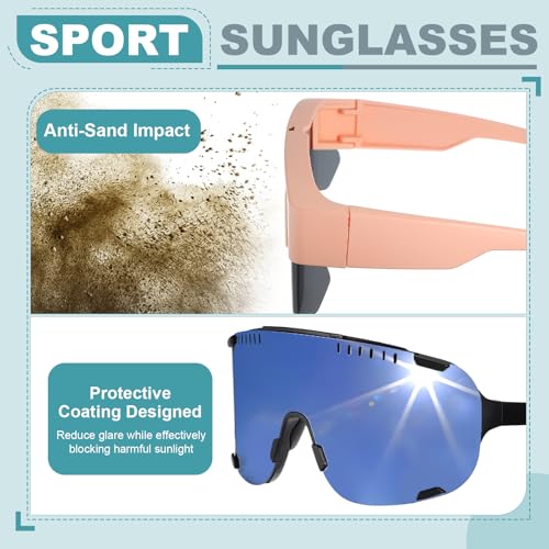 Gafas de sol deportivas polarizadas que evitan fatiga visual en ciclismo 5