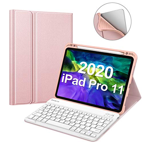 Fintie Keyboard Case for iPad Pro 11" 2020/2018 [Supports 2nd Gen Pencil Charging]