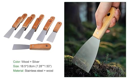 10PCS 4inch Drywall Taping Tools Set Puttyknife Flexible Scraper (1.5inch)