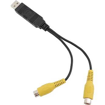 USB to Interface Cable Adapter HD Video Easy to Use Video Output Adapter for Car Stereo High Fidelity Universal Equipment