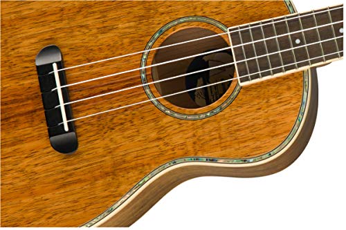 Fender Montecito + housse – Ukulélé ténor - Les Beatles, Paul McCartney, John Lennon, RIngo Starr, George Harrison Fender Montecito + housse - Ukulélé ténor – Image 5